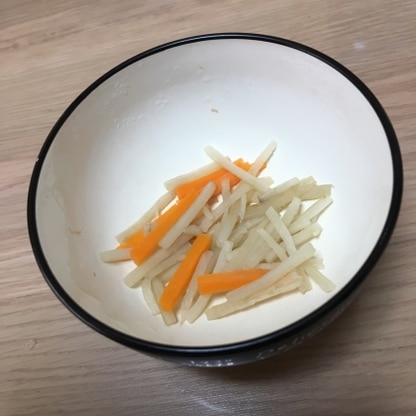 味付けは薄めにして子供に食べさせました♪